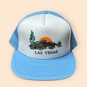 Vintage 1980s Las Vegas SnapBack Hat Vtg 80s